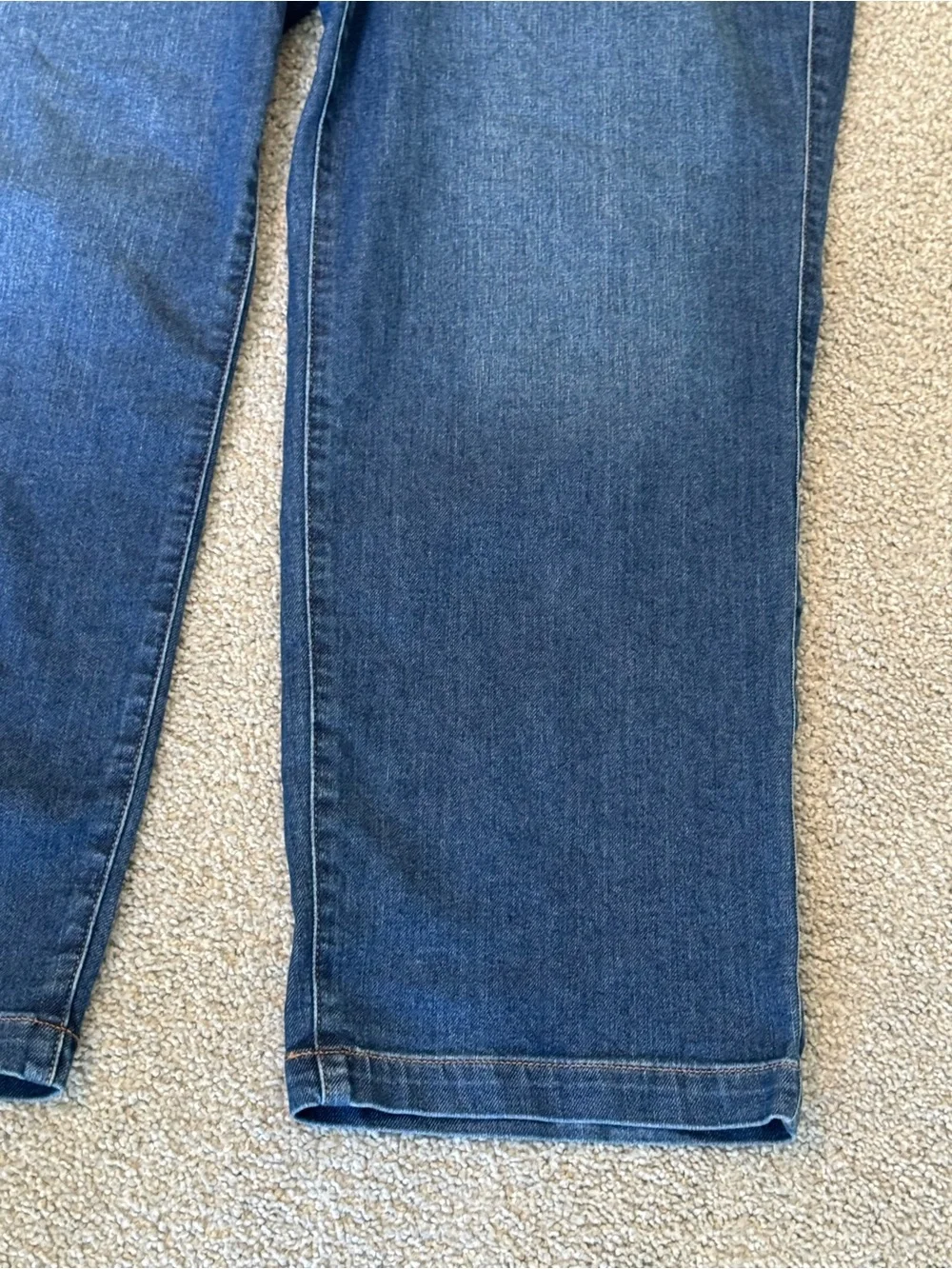 Lane Bryant Women’s Elastic Waist Blue Jeans Casual Pull-On Style Drawstring 18
